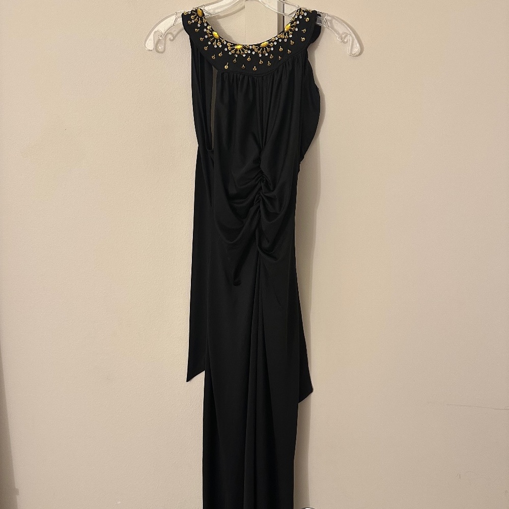Long Soft Halter Formal Gown